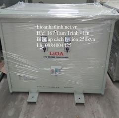 MÁY BIẾN ÁP CÁCH LY LIOA 380V/200V 250KVA