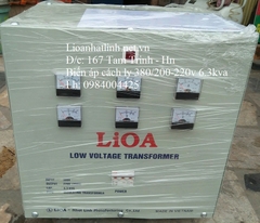 BIẾN ÁP CÁCH LY 380V/ 220V 6KVA - 6.3KVA LIOA