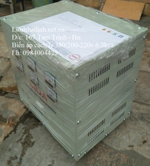 BIẾN ÁP CÁCH LY 380V/ 220V 6KVA - 6.3KVA LIOA