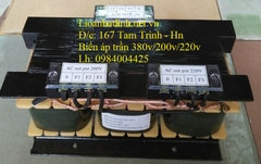 MÁY BIẾN ÁP TRẦN 380V/220V 3KVA - 3KW