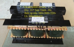 MÁY BIẾN ÁP TRẦN 380V/220V 6KVA - 6KW