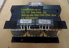 MÁY BIẾN ÁP TRẦN 380V/220V 1KVA - 1KW
