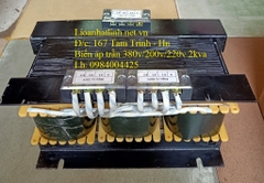 MÁY BIẾN ÁP TRẦN 380V/220V 2KVA - 2KW