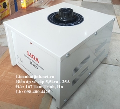 BIẾN ÁP VÔ CẤP LIOA 1 PHA SD-2525