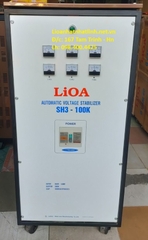 ỔN ÁP LIOA 100KVA 3 PHA DẢI 260V - 430V MODEL SH3 - 100K THẾ HỆ 1