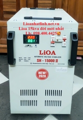 ỔN ÁP LIOA 15KVA - 15KW SH - 15000 II ĐỜI MỚI NHẤT, DÂY ĐỒNG 100%