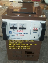 ỔN ÁP LIOA 1 PHA 20KVA - 20K SH - 20000 HÀNG TỒN KHO, BẦY MẪU THẾ HỆ 1