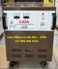 ỔN ÁP LIOA 20KVA - 20KW - 20KG - 20KV CŨ DẢI 50V ~ 250V MODEL DRII - 20000