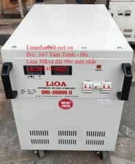 ỔN ÁP LIOA 30000W - 30KW - 30KG DẢI 90V THẾ HỆ 2 DRI - 30000 II ĐỜI MỚI NHẤT 2024 - 2025, DÂY ĐỒNG 100%
