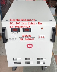 ỔN ÁP LIOA 50KVA - 50KW THẾ HỆ 2 SH - 50000 II ĐỜI MỚI NHẤT 2024 - 2025 DÂY ĐỒNG 100%