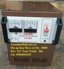 ỔN ÁP LIOA 5KVA CŨ DẢI 130V ~ 250V MODEL SH - 5000