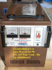 ỔN ÁP LIOA 5KVA CŨ DẢI 50V ~ 250V MODEL DRII - 5000