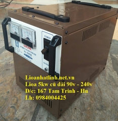 ỔN ÁP LIOA 5KVA - 5KW CŨ DẢI 90V ~ 240V MODEL NL - 5000SI