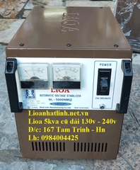 ỔN ÁP LIOA 5KVA - 5KW CŨ DẢI 130V ~ 250V MODEL NL - 5000@