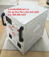 ỔN ÁP LIOA 5KVA - 5KW SH - 5000 II ĐỜI MỚI NHẤT, DÂY ĐỒNG 100%