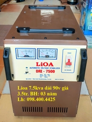 THANH LÝ ỔN ÁP LIOA 7.5KVA - 7KVA - 7 5KVA BẦY MẪU, TỒN KHO