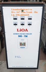 ỔN ÁP LIOA 75KVA 3 PHA DẢI 260V - 430V MODEL SH3 - 75K THẾ HỆ 1