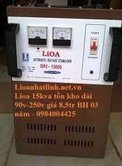 ỔN ÁP LIOA 15KVA 1 PHA DRI 15000 HÀNG TỒN KHO THẾ HỆ 1