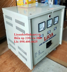 MÁY BIẾN ÁP VÀO 220V RA 380V 3 PHA 30KVA GIÁ RẺ