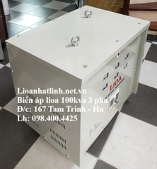 BIẾN ÁP LIOA 380V RA 200V - 220V - 100KVA - 100KW