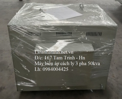 MÁY BIẾN ÁP CÁCH LY 3 PHA 50KVA LIOA