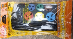 Ổ CẮM ĐIỆN 6 Ổ LIOA DÂY 5M MÃ SẢN PHẨM 3D3S52 - 3D3SN5.2