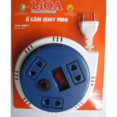 Ổ CẮM LIOA KIỂU ĐĨA BAY MINI DÂY 3M - 2200W MODEL OQMN3-3