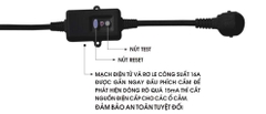 Ổ CẮM LIOA CHỐNG GIẬT 6 Ổ ĐA NĂNG 6D33N - CG
