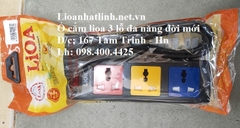 Ổ CẮM LIOA 3 LỖ 5M ĐA NĂNG MÃ SẢN PHẨM 3D52N