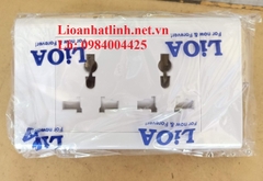 Ổ CẮM ĐÔI 3 CHẤU LIOA MODEL E18S2D BÁN CHẠY NHẤT HIỆN NAY