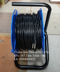 Ổ CẮM KÉO DÀI QUAY TAY LIOA KIỂU RULO 50M - 3300W ( QT50 - 2 - 15A)