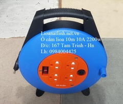 Ổ CẮM LIOA 10M KIỂU XÁCH TAY 10A 2200W MODEL XDT10 - 2 - 10A