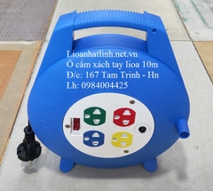 Ổ CẮM ĐIỆN LIOA DÀI 10M KIỂU XÁCH TAY 15A 3300W MODEL XDT10 - 2 - 15A