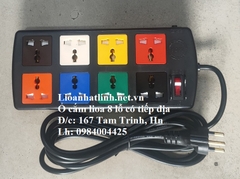 Ổ CẮM KÉO DÀI LIOA 3 CHẤU 8 LỖ ĐA NĂNG DÂY DÀI 3M MODEL 8D33N