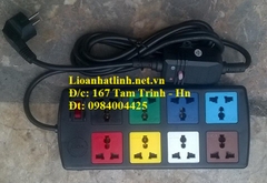 Ổ CẮM LIOA CHỐNG GIẬT 8 ĐA NĂNG 8D33N - CG