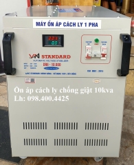 ỔN ÁP CÁCH LY CHỐNG GIẬT 10KVA 1 PHA GIÚP TOÀN ĐIỆN CHO MỌI GIA ĐÌNH