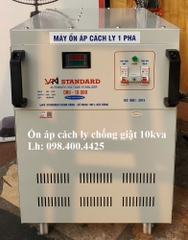 ỔN ÁP CÁCH LY CHỐNG GIẬT 10KVA 1 PHA GIÚP TOÀN ĐIỆN CHO MỌI GIA ĐÌNH
