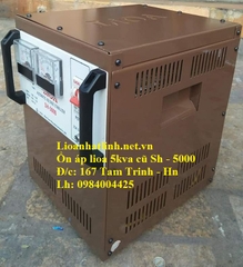 ỔN ÁP LIOA 5KVA CŨ DẢI 130V ~ 250V MODEL SH - 5000