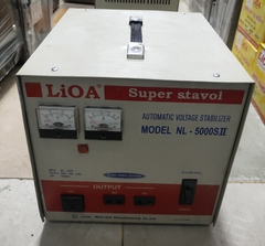 ỔN ÁP LIOA 5KVA - 5KVA - 5KW CŨ DẢI 90V - 60V - 50V - 40V LOẠI MẶT ĐỎ VỎ SỮA