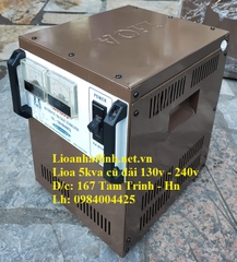 ỔN ÁP LIOA 5KVA - 5KW CŨ DẢI 130V ~ 250V MODEL NL - 5000@