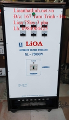 ỔN ÁP LIOA 75KVA - 75KW - 75000W 3 PHA MODEL ĐỜI CŨ