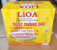 QUẠT HÚT GIÓ ÂM TRẦN LIOA EVF20CUT1