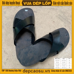 1947 - Dòng bố vải mài dép Bác Hồ không quai hậu Limited Editon