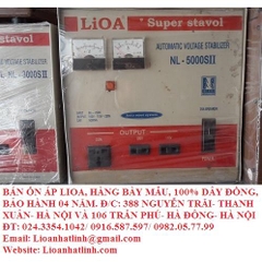 ỔN ÁP LIOA NL 1000, NL 2000, NL 3000SI, NL 5000SI, NL 5000 SII BẦY MẪU GIÁ RẺ