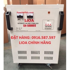 LIOA 50KVA 1 PHA MÃ SP SH 50000II MODEL MỚI DÂY ĐỒNG XỊN