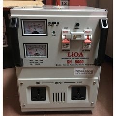 ỔN ÁP LIOA 5KVA 1 PHA MÃ SH 5000II 130V-250V/ 110V 220V