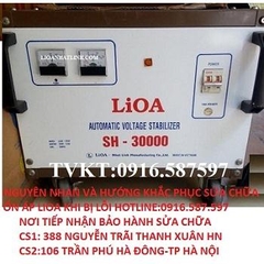 lioa 20kw cũ, ổn áp lioa 15kva cũ, lioa 30kva cũ