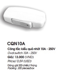 CÔNG TẮC KIỂU QUẢ NHÓT CQN10A| 10A~250V