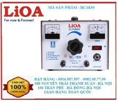 nạp ăc quy lioa bc1830| sạc ăc quy bc1830