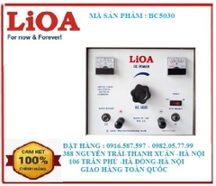 nạp ăc quy lioa bc5030| máy sạc ăc quy lioa bc5030